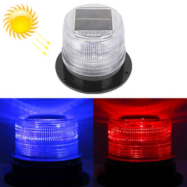 Car Solar Charging Warning Light, Round Red, Round White, Round Yellow