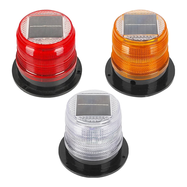 Car Solar Charging Warning Light, Round Red, Round White, Round Yellow