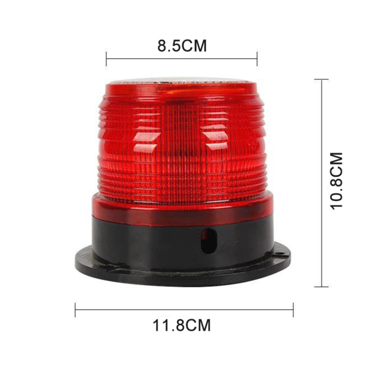 Car Solar Charging Warning Light, Round Red, Round White, Round Yellow