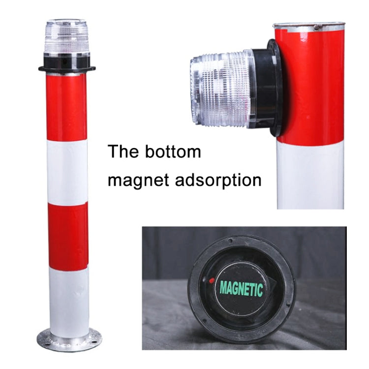 Car Solar Charging Warning Light, Round Red, Round White, Round Yellow