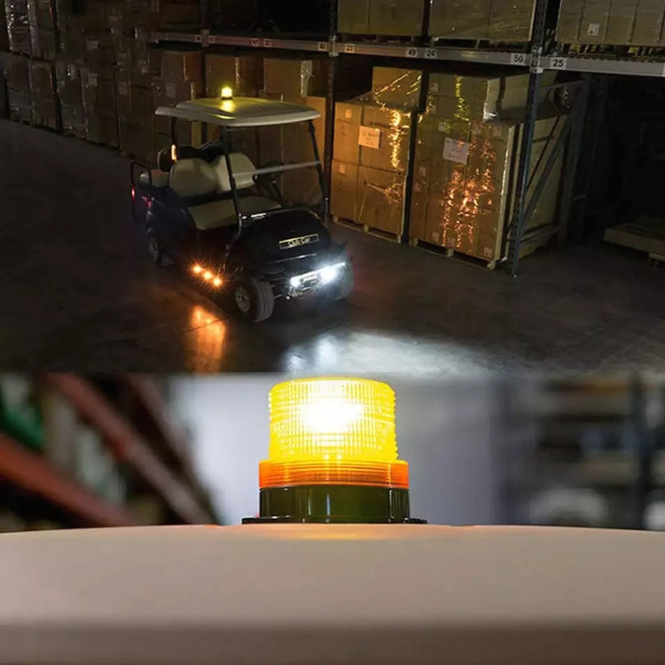 Car Solar Charging Warning Light, Round Red, Round White, Round Yellow