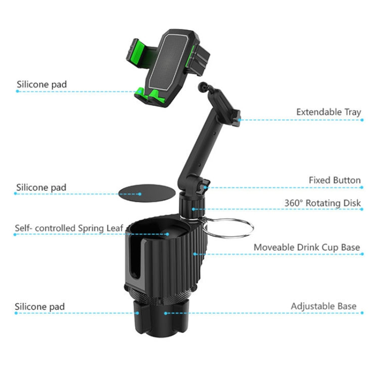Car Beverage Rack Water Cup Mobile Phone Holder, Water Cup Mobile Phone Holder
