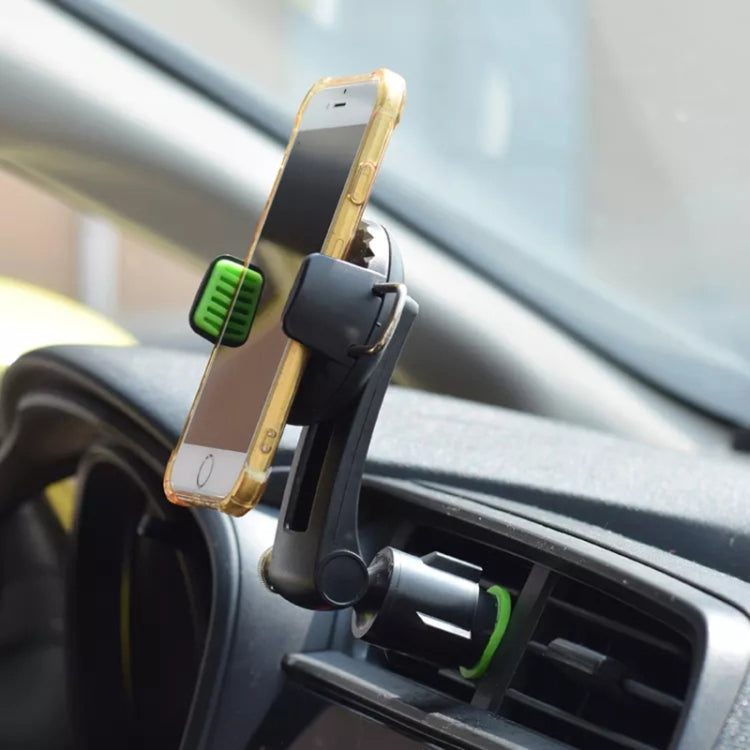 Multifunctional Car Air Conditioner Air Outlet Phone Holder, Air Outlet (Black), Air Outlet (Green)