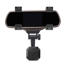 Load image into Gallery viewer, Carbon Fiber Strong Magnet Car Rear Mirror Navigation Phone Holder, Carbon Fiber