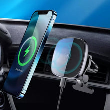 Load image into Gallery viewer, 15W Car Magnetic Wireless Charger Mobile Phone Wireless Charger Stand, Magnetic Wireless Charger