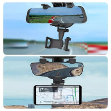 Load image into Gallery viewer, Car Rearview Mirror Phone Holder Universal Navigation Bracket, Rearview Mirror Phone Holder