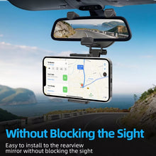 Load image into Gallery viewer, Car Rearview Mirror Phone Holder Universal Navigation Bracket, Rearview Mirror Phone Holder