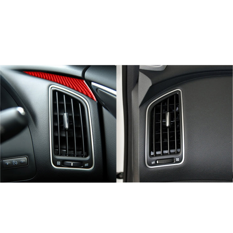 Car Carbon Fiber Dashboard Left Side Decorative Sticker for Infiniti Q50 2014-2020, Right Drive, Dashboard Left Side, Right Drive