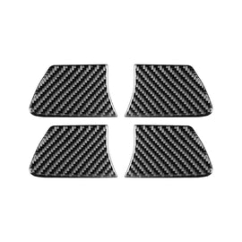 Car Carbon Fiber Inside Door Bowl Decorative Sticker for Toyota Highlander 2014-2019, Left Drive, Inside Door Bowl
