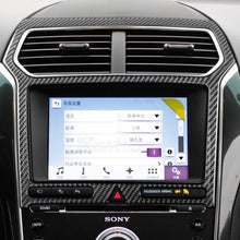 Load image into Gallery viewer, Car Carbon Fiber Navigation Panel Decorative Sticker for Ford Explorer 2016-2019, Left Drive, Navigation Panel