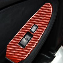 Load image into Gallery viewer, 2 in 1 Car Carbon Fiber Window Lift Panel Decorative Sticker for Nissan 370Z / Z34 2009-, Right Drive Low-configured, Window Lift Panel, Right Drive