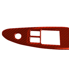 Load image into Gallery viewer, Car Carbon Fiber Main Driving Side Door Lift Control Decorative Sticker for Nissan 370Z / Z34 2009-, Right Drive Low-configured, Main Driving Side Lift Control, Right Drive
