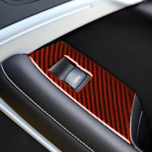 Load image into Gallery viewer, Car Carbon Fiber Window Lift Panel Decorative Sticker for Chevrolet Camaro 2017-2019, Left Drive, Window Lift Panel