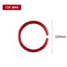 Load image into Gallery viewer, Car Carbon Fiber Steering Wheel Ring Decorative Sticker for BMW Mini R55 R56 Countryman R60 Paceman R61 2007-2013, Left and Right Drive Universal, Steering Wheel Ring
