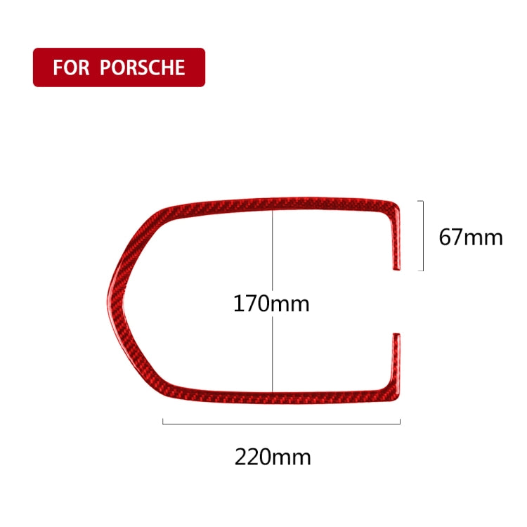 Car Carbon Fiber Dome Light Panel Decorative Sticker for Porsche Macan 2014-2021, Left and Right Drive Universal, Dome Light Panel