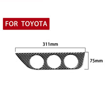 Load image into Gallery viewer, Car Carbon Fiber Air Conditioning Switch Panel Decorative Sticker for Toyota Corolla / Levin 2014-2018, Right Drive, Air Conditioning Switch Panel, Right Drive