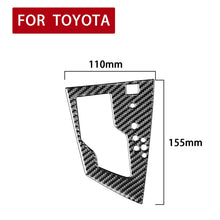 Load image into Gallery viewer, Car Carbon Fiber Gear Panel Decorative Sticker for Toyota Corolla / Levin 2014-2018, Right Drive, Gear Panel, Right Drive (Carbon Fiber Black), Gear Panel, Right Drive (Red)