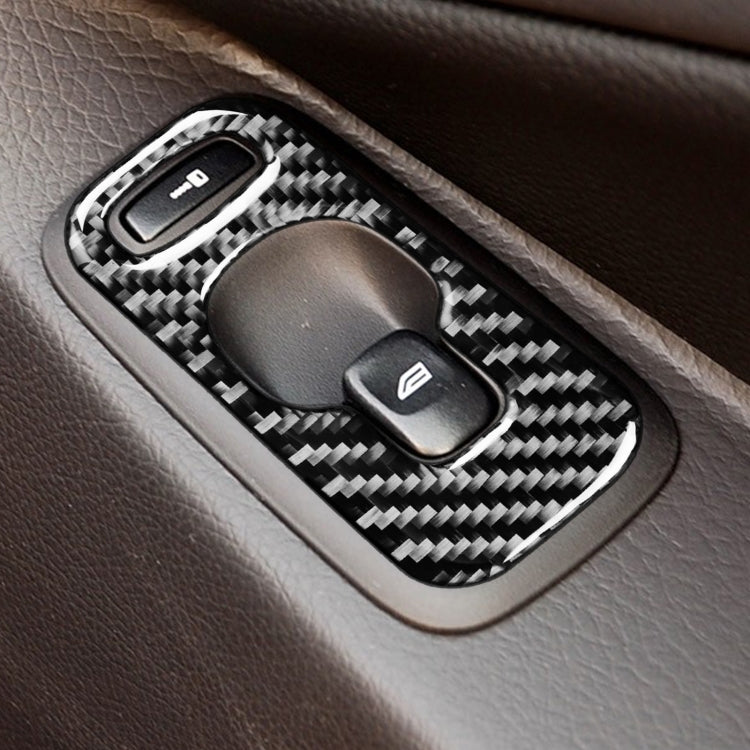 Car Carbon Fiber Window Lift A Decorative Sticker for Volvo XC90 2003-2007, Left Drive, Window Lift A, Left Drive