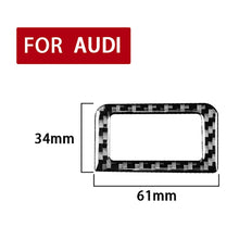 Load image into Gallery viewer, Car Carbon Fiber Trunk Switch Sticker for Audi A6L / A7 2019-, Left and Right Drive Universal, Trunk Switch