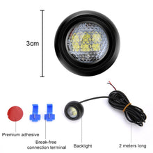 Load image into Gallery viewer, Car LED Super Bright Eagle Eye Reversing Light DC12V / 5W / 6000K / 650LM with Decoding, LED Super Bright  6000K