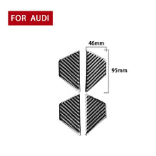 Load image into Gallery viewer, Car Carbon Fiber Inner Door Bowl Decorative Sticker for Audi A6L / A7 2019-, Left and Right Drive Universal, Inner Door Bowl