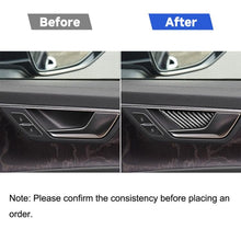 Load image into Gallery viewer, Car Carbon Fiber Inner Door Bowl Decorative Sticker for Audi A6L / A7 2019-, Left and Right Drive Universal, Inner Door Bowl