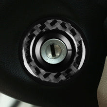 Load image into Gallery viewer, Car Carbon Fiber Ignition Ring Decorative Sticker for Volkswagen Beetle 2012-2019, Left and Right Drive Universal, Ignition Ring