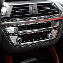Load image into Gallery viewer, Car Carbon Fiber Air Conditioner CD Control Panel M Performance Decorative Sticker for BMW G01 X3 2018-2020 / G02 X4 2019-2020, Left and Right Drive Universal, Air Conditioner CD Control Panel A