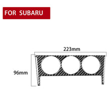 Load image into Gallery viewer, Car Carbon Fiber Air Conditioning Button A Decorative Sticker for Subaru BRZ / Toyota 86 2017-2019, Left and Right Drive Universal, Air Conditioning Button A