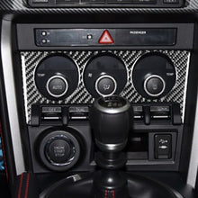 Load image into Gallery viewer, Car Carbon Fiber Air Conditioning Button A Decorative Sticker for Subaru BRZ / Toyota 86 2017-2019, Left and Right Drive Universal, Air Conditioning Button A