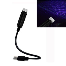 Load image into Gallery viewer, Car USB Star Dome Projector Hose Light, Constantly Bright Version, Constantly Bright(Purple Blue)