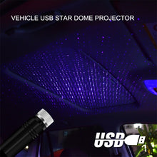 Load image into Gallery viewer, Car USB Star Dome Projector Hose Light, Constantly Bright Version, Constantly Bright(Purple Blue)