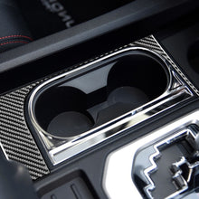 Load image into Gallery viewer, Carbon Fiber Car Cup Holder Frame Decorative Sticker for Toyota Tundra 2014-2018, Right Driving, Cup Holder Frame, Right Driving