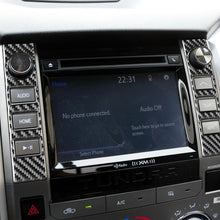Load image into Gallery viewer, 2 PCS / Set Carbon Fiber Car Central Control Volume Switch Decorative Sticker for Toyota Tundra 2014-2018, Left Right Driving Universal, Central Control Volume Switch