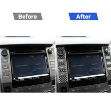 Load image into Gallery viewer, 2 PCS / Set Carbon Fiber Car Central Control Volume Switch Decorative Sticker for Toyota Tundra 2014-2018, Left Right Driving Universal, Central Control Volume Switch