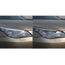 Load image into Gallery viewer, 2 PCS / Set Carbon Fiber Car Lamp Eyebrow Decorative Sticker for BMW E60 5 Series 2004-2010, Drop Glue Version, For BMW E60 5 Series 2004-2010