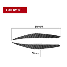 Load image into Gallery viewer, 2 PCS / Set Carbon Fiber Car Lamp Eyebrow Decorative Sticker for BMW E71/X6 2008-2014, Drop Glue Version, For BMW E71/X6 2008-2014