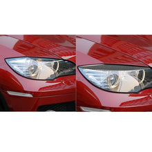 Load image into Gallery viewer, 2 PCS / Set Carbon Fiber Car Lamp Eyebrow Decorative Sticker for BMW E71/X6 2008-2014, Drop Glue Version, For BMW E71/X6 2008-2014