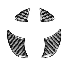 Load image into Gallery viewer, 4 PCS / Set Carbon Fiber Car Front Middle Net Logo Decorative Sticker for Toyota 4Runner 2010-2020, Front Middle Net Logo