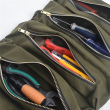 Load image into Gallery viewer, Car Auto Multi-function Canvas Storage Bag Portable Tool Bag Hanging Pocket Bag, Multi-function Army Green, Multi-function Black, Multi-function Khaki