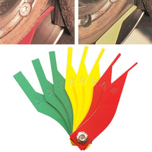 Load image into Gallery viewer, Car Brake Pad Scale Ruler Thickness Measuring Tool, Car Brake Pad Scale Ruler