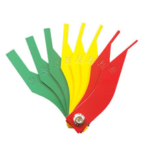 Load image into Gallery viewer, Car Brake Pad Scale Ruler Thickness Measuring Tool, Car Brake Pad Scale Ruler
