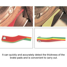 Load image into Gallery viewer, Car Brake Pad Scale Ruler Thickness Measuring Tool, Car Brake Pad Scale Ruler