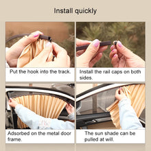 Load image into Gallery viewer, 4 in 1 Car Auto Sunshade Curtains Windshield Cover Set