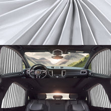 Load image into Gallery viewer, 4 in 1 Car Auto Sunshade Curtains Windshield Cover Set
