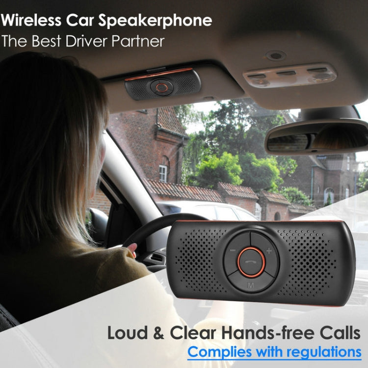 T826 Car Bluetooth Wireless MP3 Player FM Player for Sun Visor, T826
