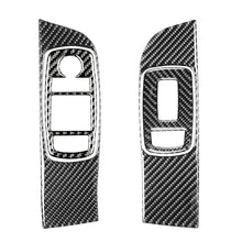 Load image into Gallery viewer, Carbon Fiber Car Window Lift Set Decorative Sticker for Dodge Challenger 2015 to Now, Left Driving, Window Lift Set