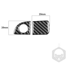 Load image into Gallery viewer, Carbon Fiber Car Co-pilot Storage Handle Decorative Sticker for Dodge Challenger 2015 to Now, Left Driving, Co-pilot Storage Handle