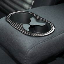 Load image into Gallery viewer, Carbon Fiber Car Rear Handrail Cup Holder Decorative Sticker for Dodge Challenger 2015 to Now, Left Driving, Rear Handrail Cup Holder