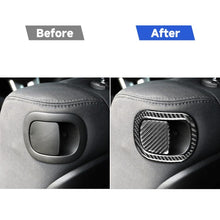 Load image into Gallery viewer, 4 PCS / Set Carbon Fiber Car Seat Back Decorative Sticker for Dodge Challenger 2015 to Now, Left Driving, Seat Back
